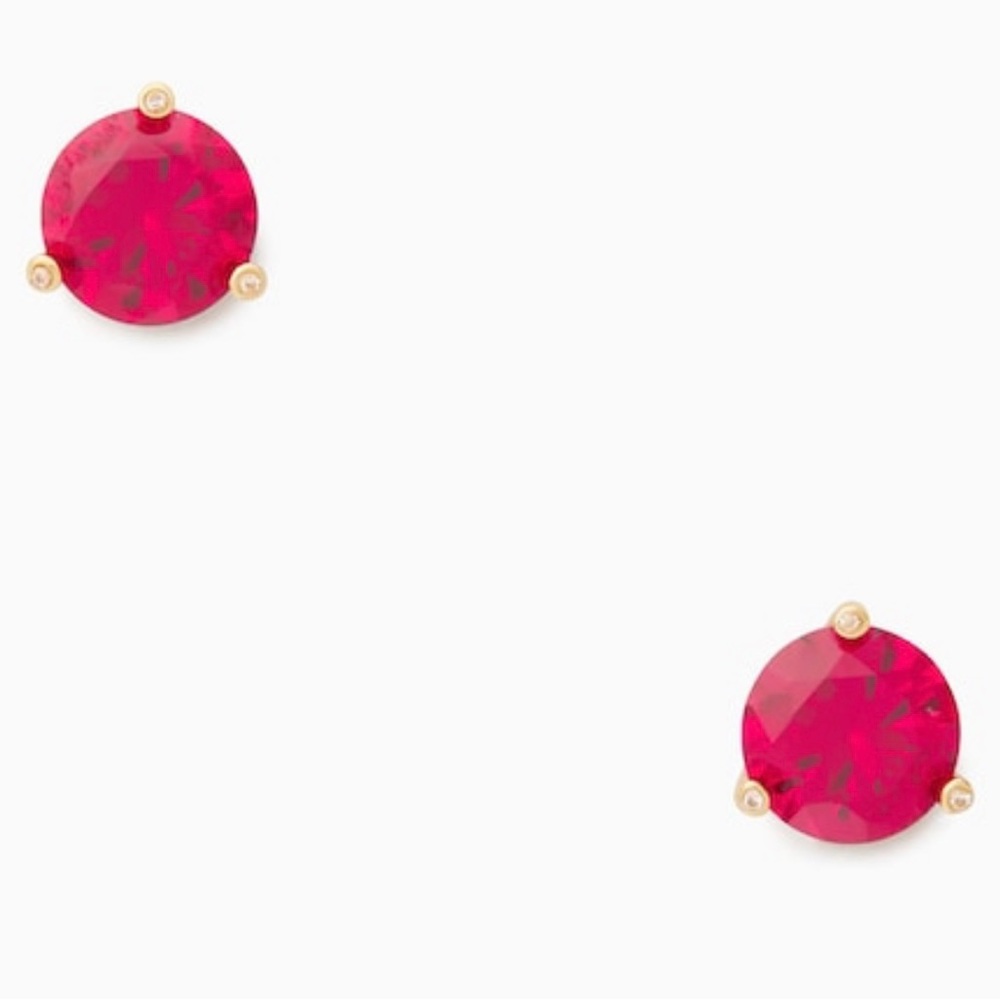 Kate Spade Rise and Shine Festive Pink Stud Earrings